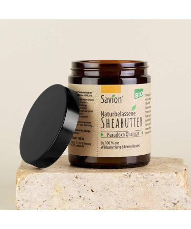 Savion Savion Natural Shea Butter | Organic & Fair Trade | For Skin and Hair | Pure Shea Butter | 100% Natural Shea Butter (180 ml)