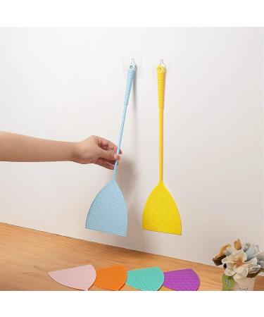 KKRAUS 5 Pack Fly Swatter Manual Plastic Long Handle Fly Swatters Home Garden Flyswatter for Indoors Outdoor Classroom Office Fly Killer - Buy Online on GoSupps.com