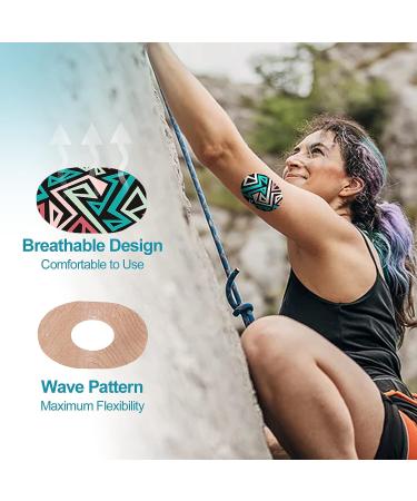 24 Pack Oval Adhesive Patches for Abbott Freestyle Libre & Medtronic Guardian Sensor - Waterproof & Sweatproof CGM Protection Cover for 10-14 Days - Buy Online on GoSupps.com