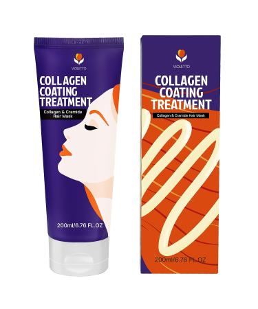 VIOLETTO Protein Hair Treatment 6.76 Oz - Hair Mask for Dry/Damaged Hair - Deep Conditioning & Repair - Promotes Growth - Buy Online on GoSupps.com