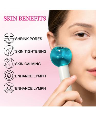 Walrfid Ice Roller 2 Pack - Cold Facial Massager for Puffy Eyes & Skin Relief - Buy Online on GoSupps.com