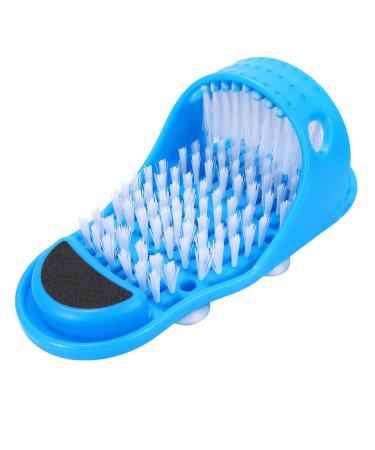 Simple Feet Cleaner,Evermarket Magic Foot Scrubber,Exfoliating Easy Feet Cleaning Brush,Feet Washer Foot Shower Spa Massager Slippers for Unisex Adults Foot Scrubber Slipper