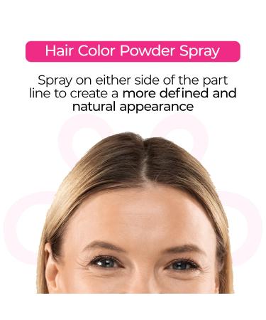 Milano Illusions Kit Includes Blond-ish Hair Color Powder Spray Protector Band Spray Removal Band Two Spoolie Hairline Brushes Storage Bag Kit Hair Color Powder Spray - Blondish - Buy Online on GoSupps.com