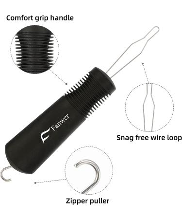 Button Hook and Zipper Pull: One-Handed Button Assist Device - Buy Online on GoSupps.com