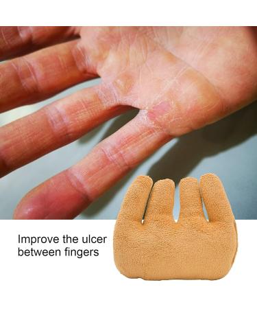 Finger Separator & Strengthener Grip Trainer for Rehabilitation & Elderly Care (Light Tan) | Anti-Stick Finger Aid - Buy Online on GoSupps.com