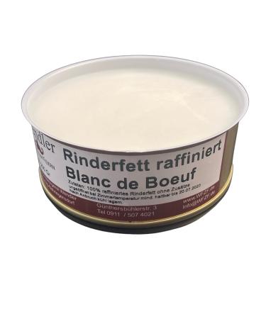 Refined beef fat/Blanc de Boeuf/Ox white in a can (200gr)