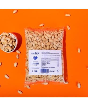 Amandes blanchies 1 kg nut&me | Amande naturelle d cortiqu e | Sans additifs ni conservateurs | Source de prot ines | Sans sel | - Buy Online on GoSupps.com