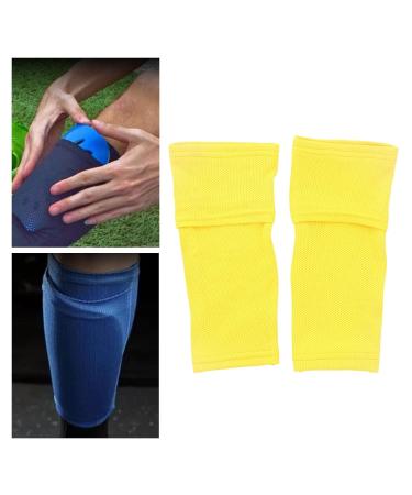 ZJchao Calf Compression Socks - Breathable Shin Guard Sleeves for Calf Support & Achilles Tendon Relief | Stretchy Slip-Resistant Soccer Shin Pads for Teenagers & Adults (Yellow M - Buy Online on GoSupps.com