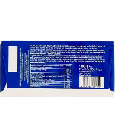 Novi Intense Milk Chocolate Lot of 24 intense milk chocolate tablets 100 g + Tomato Pulp Italian Gourmet Tomato Pulp Box of 400 g - Buy Online on GoSupps.com