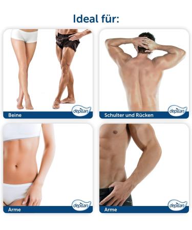 Depilan Cold Wax Strips - Body Waxing Pack of 2 (40 Strips) | Smooth Skin | Easy Hair Removal - Buy Online on GoSupps.com