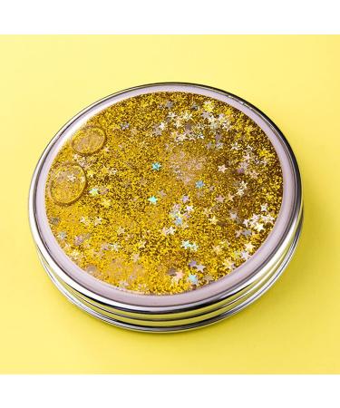 Nifocc Round Pocket Mirror - Mini Makeup Mirror Set for Women & Girls | 2 Pcs Gold & Pink - Travel-friendly Mirror - Buy Online on GoSupps.com