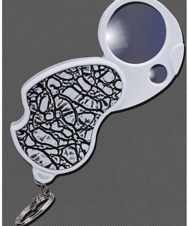 Magnifying Glass 8 Times with Folding Magnifying Glass Silver Dollar Sealing Tool with Keychain for Reading Crafts Repair Magnifier Lofty Ambition - Buy Online on GoSupps.com