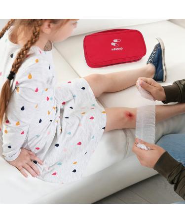FYY Empty First Aid Bag - Portable Red Medical Organizer for Travel, Camping, Hiking, Home & Office - Buy Online on GoSupps.com
