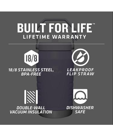 Stanley IceFlow 64oz Stainless Steel Water Jug - Vacuum Insulated, Leakproof Flip Cap, Lavender - Ideal for Home, Office - Reusable Tumbler with Straw - Buy Online on GoSupps.com
