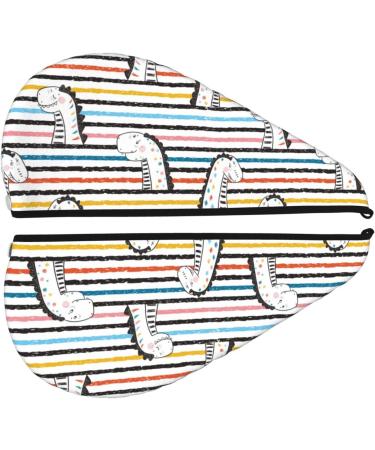 Cartoon Dinosaurs Microfiber Hair Towel - Soft Super Absorbent & Quick Dry Wrap for Long Curly & Thick Hair | Coral Velvet - Buy Online on GoSupps.com