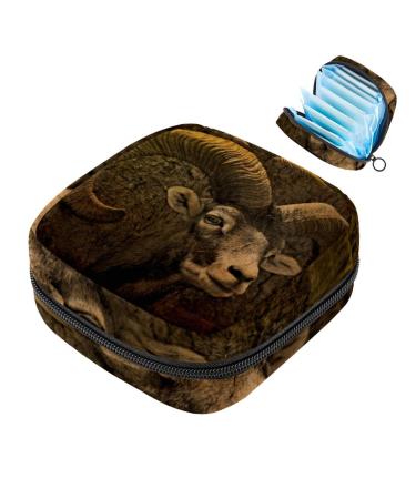 Storage bags for women's bandages motif: animal baking zodiac sign large menstrual cup cylinder pocket with zipper periodic inserts bags panty liners tampons for girls and women