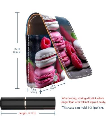 Buy Leather Lipstick Case & Mini Organizer with Mirror | Stylish Lip Gloss Holder for Travel - H918a0ggpy - Buy Online on GoSupps.com