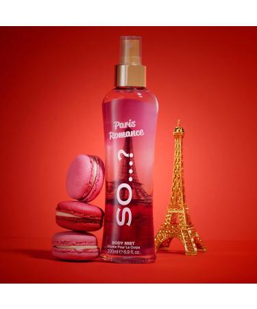So Paris Romance Body Mist Fruity Floral Perfume for Women with Over 800 Sprays - Body Spray for Women - Ideal Gifts for Women - 6.9 oz 6.9 Fl Oz (Pack of 1) Paris Romance - Buy Online on GoSupps.com
