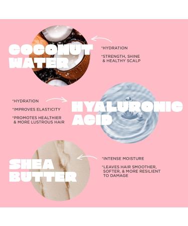 Cake Beauty Moisturizing Conditioner - Hydrating Care Taker with Coconut Water Hyaluronic Acid & Shea Butter - For All Hair Types - 296 ml - Buy Online on GoSupps.com