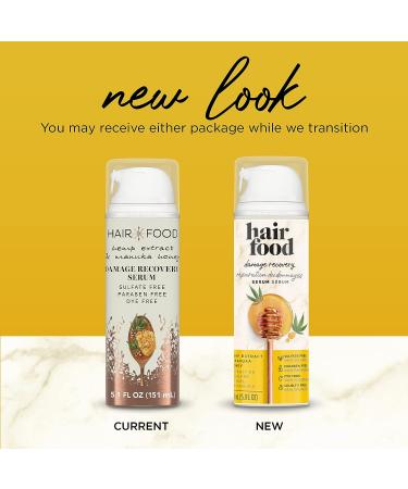 Hair Food Hemp Extract & Manuka Honey Leave-In Conditioner - Repair Serum for Dry, Damaged Hair - 5.1 Fl Oz - Buy Online on GoSupps.com