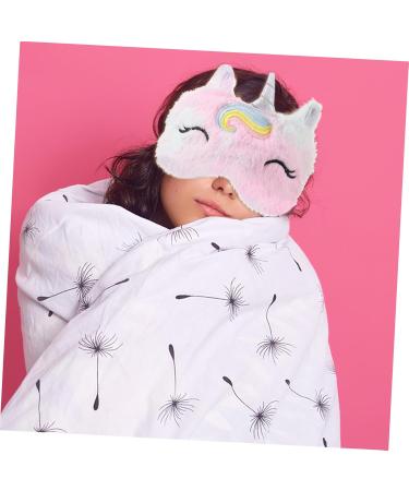 ERINGOGO Couvre-yeux En Peluche Licorne Gar on Et Filles Masque Pour Dormir Doux Taille Unique Motif Tie-dye Violet Confortable Et Occultant Pour Sieste Soir e Pyjama Et Voyages - Buy Online on GoSupps.com
