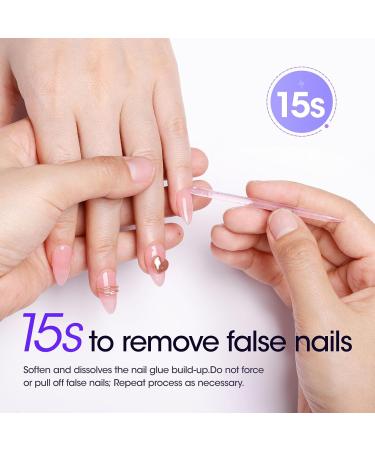 Gellen Nail Glue Remover - 60ml for Press-On Nails & Acrylics | Fast Gel Removal for Fake Nail Tips - Buy Online on GoSupps.com