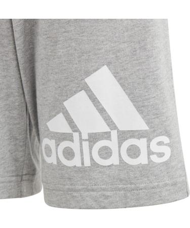 Buy adidas Unisex Kids Shorts (1/2) U Bl Short 164 - Medium Grey Heather/White | International Shipping Available - Buy Online on GoSupps.com