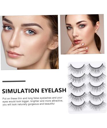 minkissy 10 Pairs Eyelashes False Lashes Multi-layer Lashes Fluffy Eyeslash Fake Eyelash Artificial Eyelash Fake Lash Fake Natural Lash Simulation Eyelash Fluffy Eyelash Dense Fiber - Buy Online on GoSupps.com