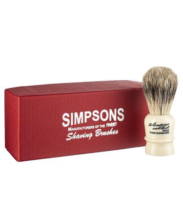 Simpsons Wee Scot Best Badger Shaving Brush Ivory