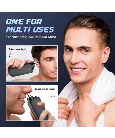 Portable Nose Hair Trimmer Nose Hair Trimmer for Men Ear and Nose Hair Trimmer for Men Painless Nasal Hair Trimmer Rechargeable Ear Trimmer Ear Hair Trimmers for Men Women Mens Facial Hair Trimmer - Buy Online on GoSupps.com