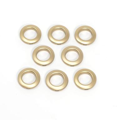Dritz 44374 Plastic Curtain Grommets  1 in  Matte Gold  8 Count Round 1 in Matte Gold - Buy Online on GoSupps.com