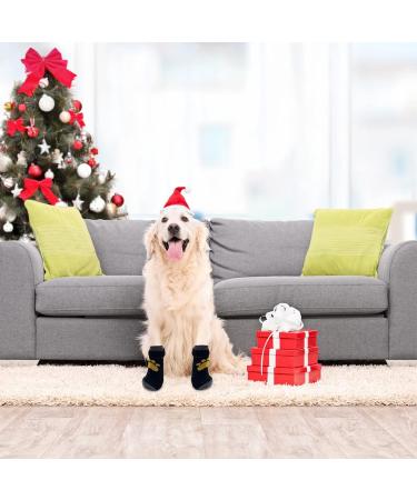 2 Pairs Anti Slip Dog Socks Paws Stop Licking Dog Grip Socks Pet Paw Protector Dog Boots Dog Claw Socks Dog Shoes Dog Slippers with Adjustable Strap for Puppy Dog Indoor Outdoor Hardwood Floor Walking - Buy Online on GoSupps.com