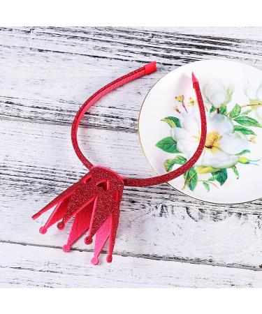 Sparkling Crown Headband Set | Princess Tiara Hair Bows for Baby Birthday Party - 3 Pieces - Buy Online on GoSupps.com