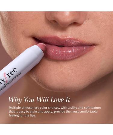 Tinted Lip Balm Plumper Set - Glossy Lightweight & Moisturizing Vegan Lip Care with Jojoba Oil | Perfect Gift for Soft Pumped Lips - Buy Online on GoSupps.com