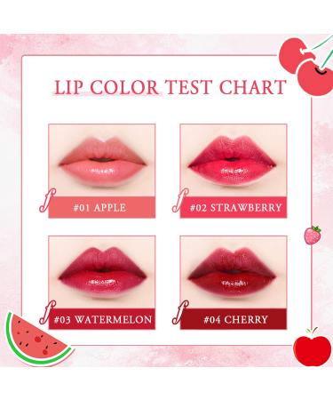 2 Colors Lip Tint Stain Set - Matte Velvet & Watery Lip Stain Duo | Long-Lasting Waterproof Korean Lip Tint | Moisturizing Mini Liquid Lipstick | Plump Lip Gloss | Non-Sticky & Long-Lasting Formula - Buy Online on GoSupps.com
