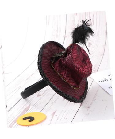 FRCOLOR Punk Hat Headband gothic headband mini top hat headband vintage headband punk apparel Steampunk Top Hat Headband - Buy Online on GoSupps.com