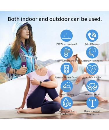 Septoui Fitness Tracker - Heart Rate Monitor Blood Pressure & SpO2 - Waterproof IP68 16 Sports Modes Pedometer & Activity Tracker for All Ages - Compatible with iOS & Android - Buy Online on GoSupps.com
