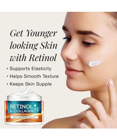 Rubu22a Antiaging Face Moisturizer Collagen Cream Instant Face Lift Cream for Skin Firming and Strengthening Wrinkle Smoother for Women and Men 1 - Buy Online on GoSupps.com