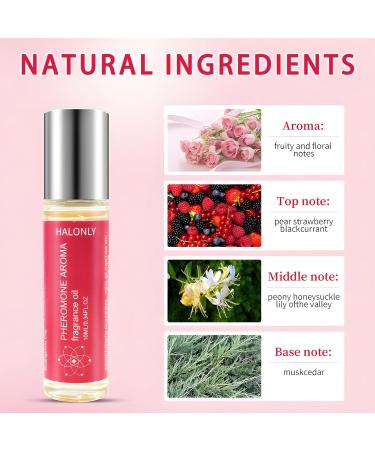Roll-On Pheromone Perfume for Women rollerball perfume travel perfume clean perfume Long-Lasting Pheromone-Infused Essential Oil - 0.34 fl.oz (10mL) Amber Fruity - Buy Online on GoSupps.com