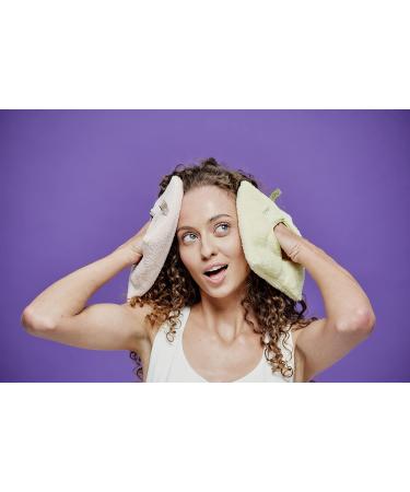 Hypoallergenic Microfiber Makeup Remover Mitt Face Towel Makeup Remover Cloth for All Skin Types with Just Water No Chemicals Washable (Baby Banana) - Buy Online on GoSupps.com