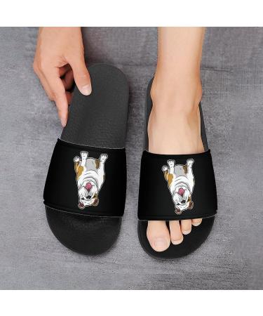 WEEDKEYCAT English Bulldog Home Slippers - Non-Slip Shower Sandals 39(245mm) - Buy Online on GoSupps.com