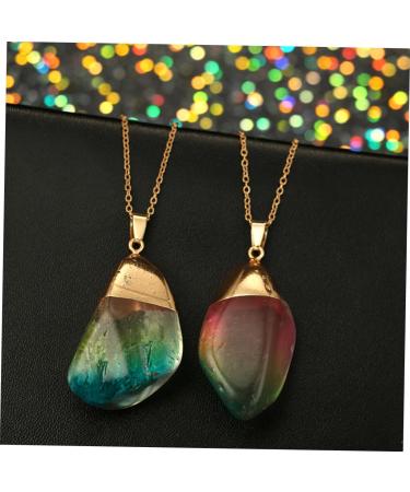 CALLARON A Necklace Necklaces Womens Necklace Boyfriend Necklace Natural Stone Necklace Miss Crystal Pendant - Buy Online on GoSupps.com