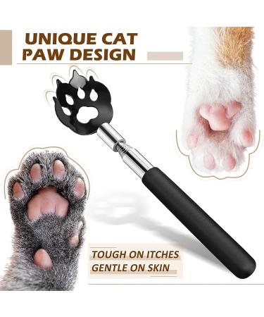 LotoLe 2-Pack Cat Paw Telescoping Metal Back Scratcher for Adults - Extends up to 32 inches - Includes Canvas Gift Bag (Black) - Buy Online on GoSupps.com