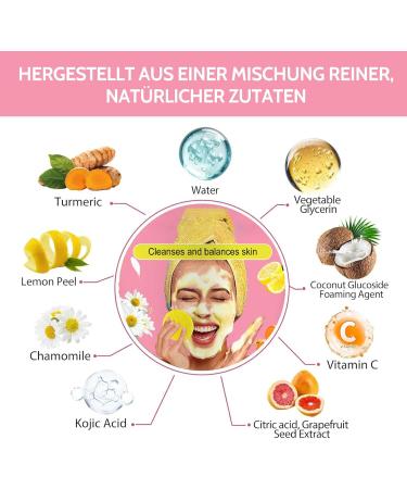 Turmeric Kojic Acid Pads 80 Pads Turmeric Cleansing Pads for Face Help Balance Skin Fat and Water Gentle and Non-Irritating - Buy Online on GoSupps.com