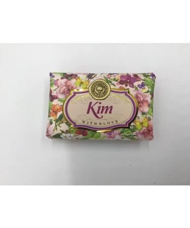 Kim - Gift Soap Bar For Her Birthday Rose Scent Mum Grandmother Cleanser Lather Present Girl