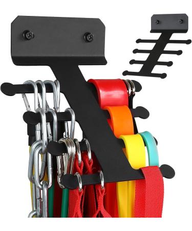 Shakven Resistance Rack Band Storage Hanger - Storage Rack For Home Gym - Multi-Purpose Storage Rack Home Gym Storage Fishbone Design For Foam Rollers Chains Weight Belts Tools - Buy Online on GoSupps.com