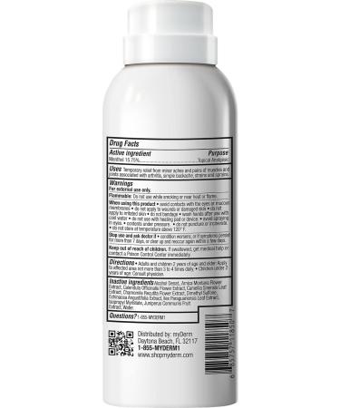 Myderm PRO Freeze Spray 3 oz - 15.75% Menthol - Temporary Pain Relief for Lower Back and Joint Pain - Buy Online on GoSupps.com