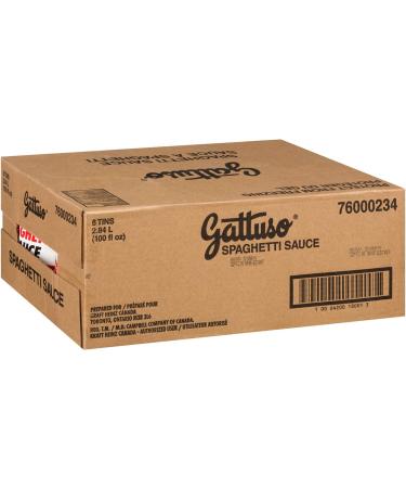 Gattuso Spaghetti Sauce 2.84L (6 Cans) - Buy Online on GoSupps.com