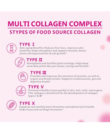 OMOGS Collagen Peptides Capsule Naturally Sourced Hydrolyzed Collagen with prebiotic & Cranberry Extract - Hair Skin Nail Joint Digestive Health & Immune Support Non-GMO 100 Capsule - Buy Online on GoSupps.com
