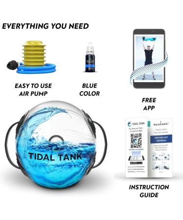 Tidal Tank Sphere - Aqua Ball for Core and Balance Workout - Portable Fitness Equipment - Buy Online on GoSupps.com